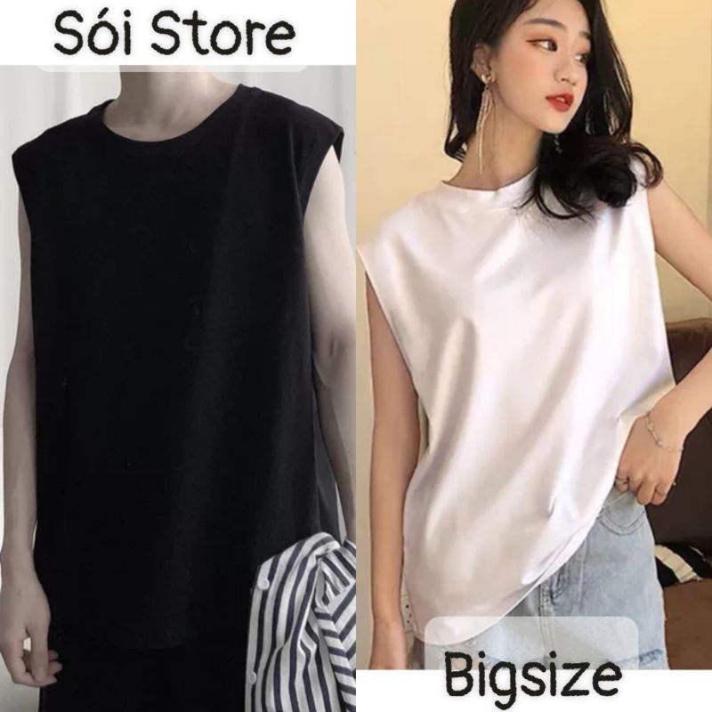 40-105kg áo sát nách/ba lỗ tanktop thời trang Sói Store bigsize unisex