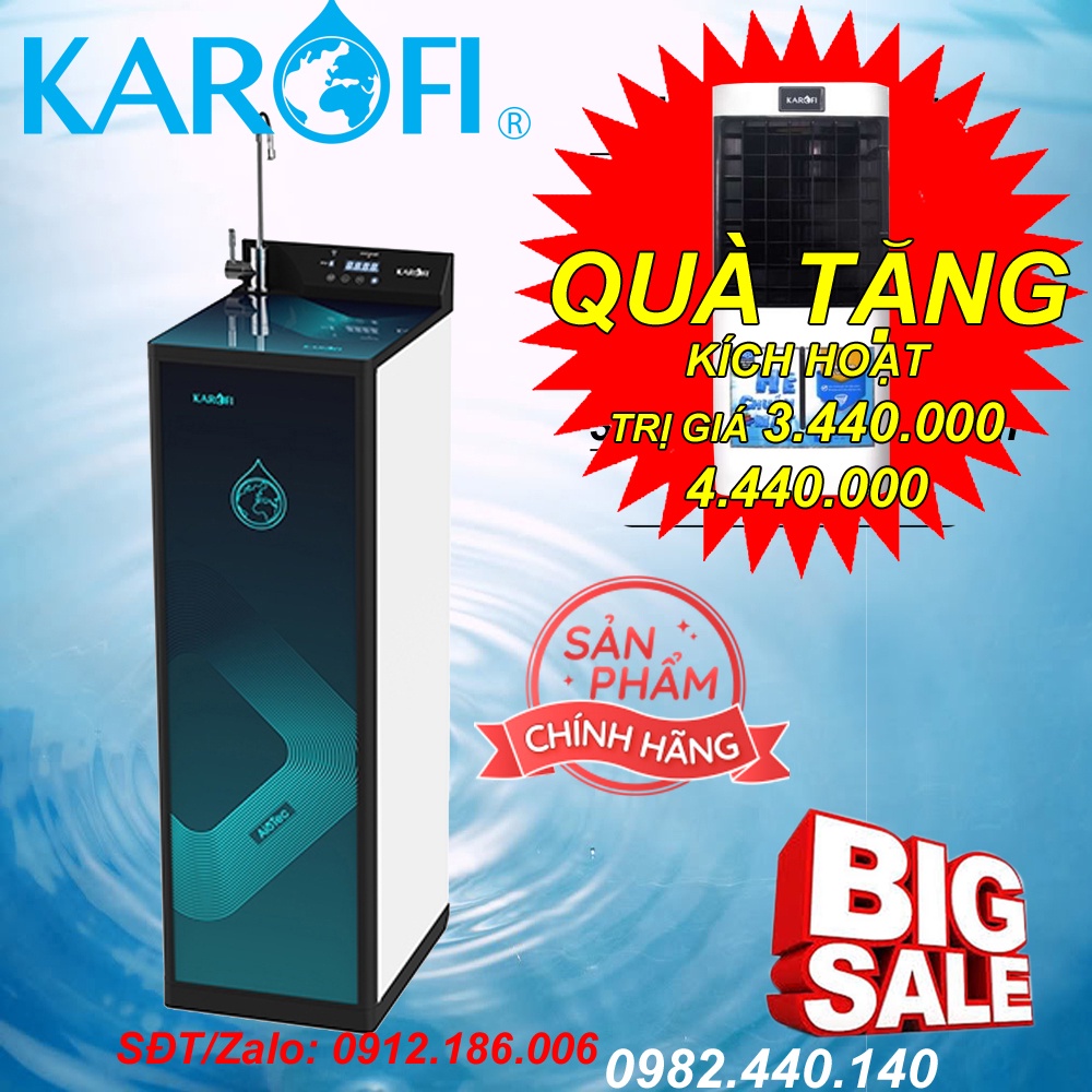 MÁY LỌC NƯỚC KAROFI KAQ-P95 (10 CẤP LỌC) - HÀNG CHÍNH HÃNG