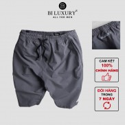 Quần đùi nam BILUXURY cạp chun form chuẩn nhiều màu - 4QDGT017