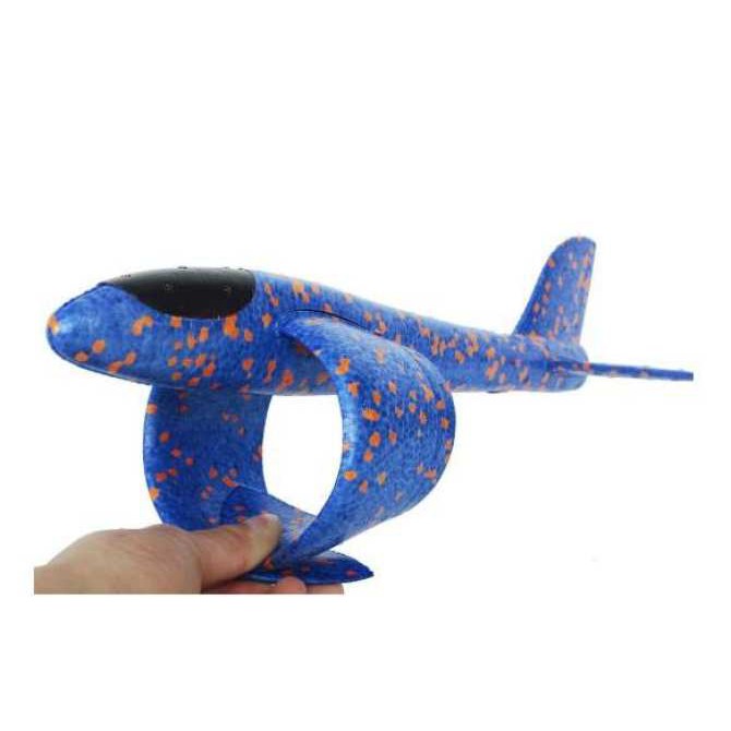 Máy bay xốp tiêm kích phi tay cho bé bay được 2 chế độ