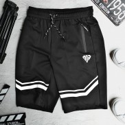 Quần Short thun nam V co giãn, ép nhiệt cao tần, Quần đùi nam thể thao phom siêu đẹp (45-85kg)
