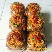 1KG KHÔ GÀ XÉ CAY LÁ CHANH LOẠI NGON CÓ CHỨNG NHẬN ATVSTP