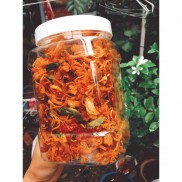 500gram KHÔ GÀ CAY XÉ LÁ CHANH LOẠI SIÊU NGON