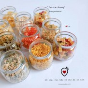 Các loại nui hữu cơ cho bé ăn dặm, nấu soup sốt cầm nắm bốc nhón