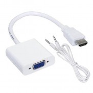 Cáp chuyển đổi hdmi ra vga, cáp hdmi ra vga có audio
