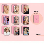 SET 9 CARD BLACKPINK - Rosé Lisa Jisoo Jennie ( ép lụa + bo góc)