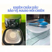 COMBO Chắn Dầu Nồi Chiên Không Dầu PHILIPS + KẸP GẮP Silicon Chịu Nhiệt 27 CM