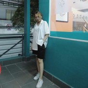 Áo SOMI VET TRẮNG TAY NGẮN Ulzzang Unisex 1hitshop