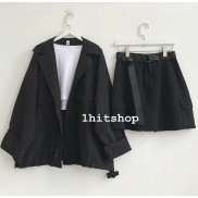 Chân Váy KAKI TÚI HỘP 02 Nữ (Kèm DÂY THẮT LƯNG xịn xò) 1hitshop