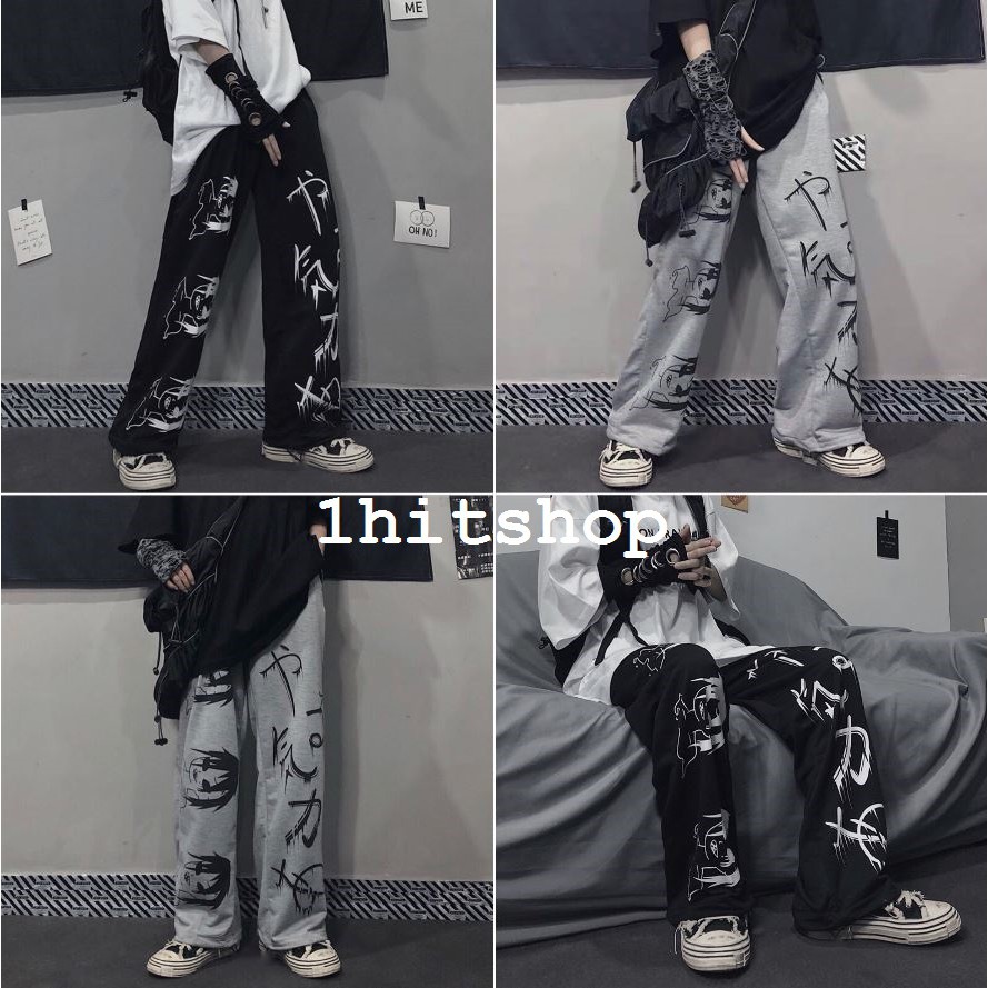 Quần Ống Rộng IN HÌNH SA.JA Ulzzang Unisex 1hitshop