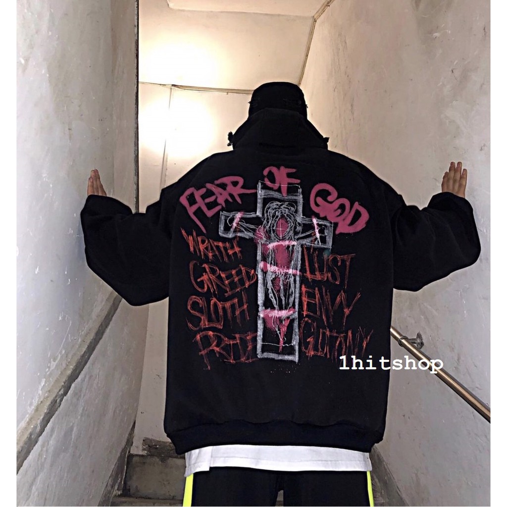 Áo Hoodie THÁNH GIÁ Ulzzang Unisex 1hitshop (2 túi bên hông)
