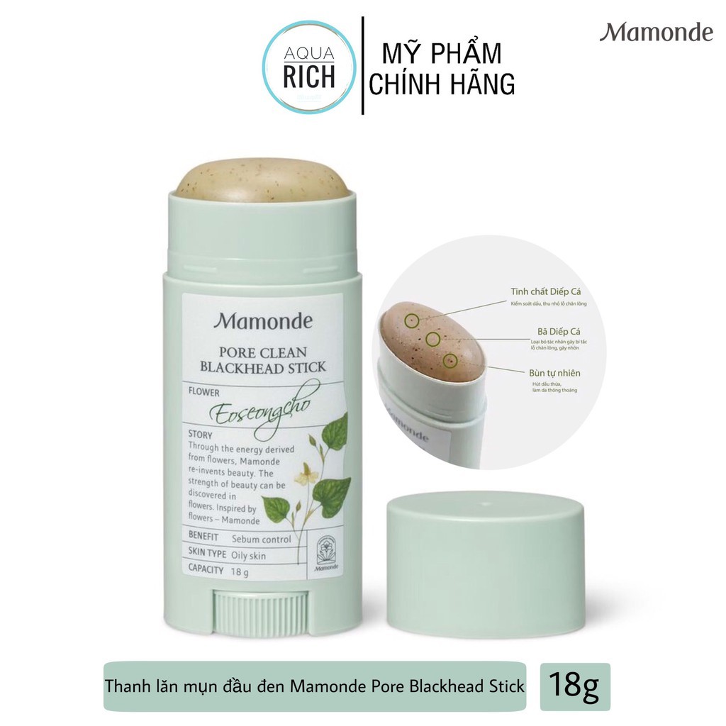 THANH LĂN MỤN ĐẦU ĐEN MAMONDE PORE CLEAN BLACKHEAD STICK