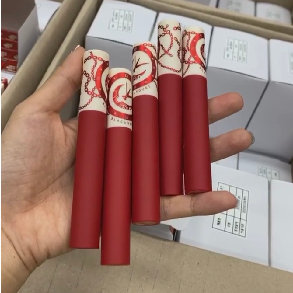Son Kem Black Rouge Cream Matt Rouge VỎ ĐEN + TINTOK VỎ TRẮNG MẪU MỚI 2020