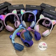 Tai nghe bluetooth, tai nghe mèo phát sáng xixeoshop