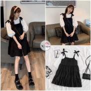 Yếm babydoll, đầm babydoll tiểu thư phong cách ulzzang xixeoshop - V1