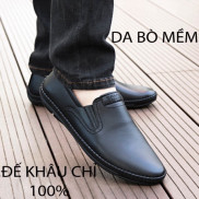 ( 2 MÀU) Giày lười nam Boss da bò Pu chất đẹp - hàng xuất khẩu
