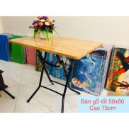 Bàn gỗ thịt cao cấp /freeship 50k/ bàn cafe gỗ cao su siêu đẹp, siêu chắc cao 75cm