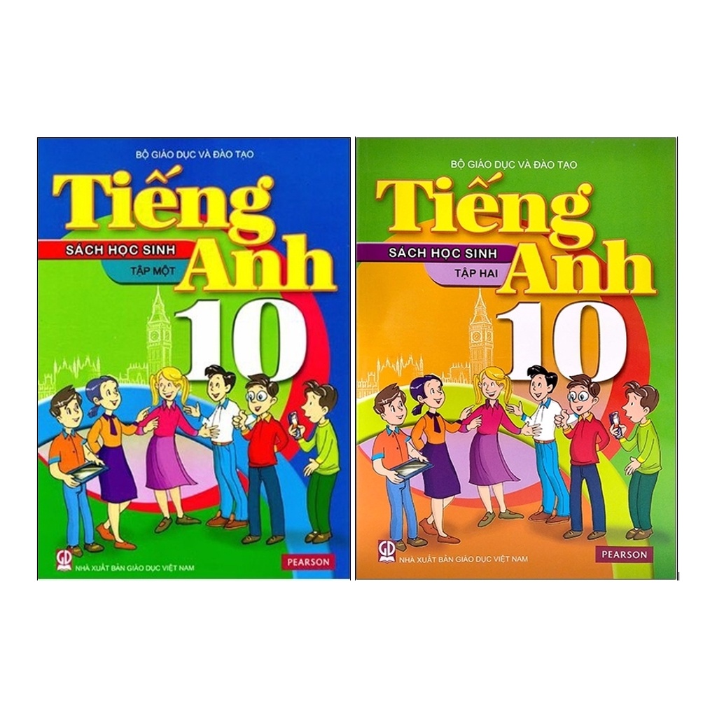 Sách - Combo Tiếng Anh 10 - Học Sinh (Tập 1+Tập 2)