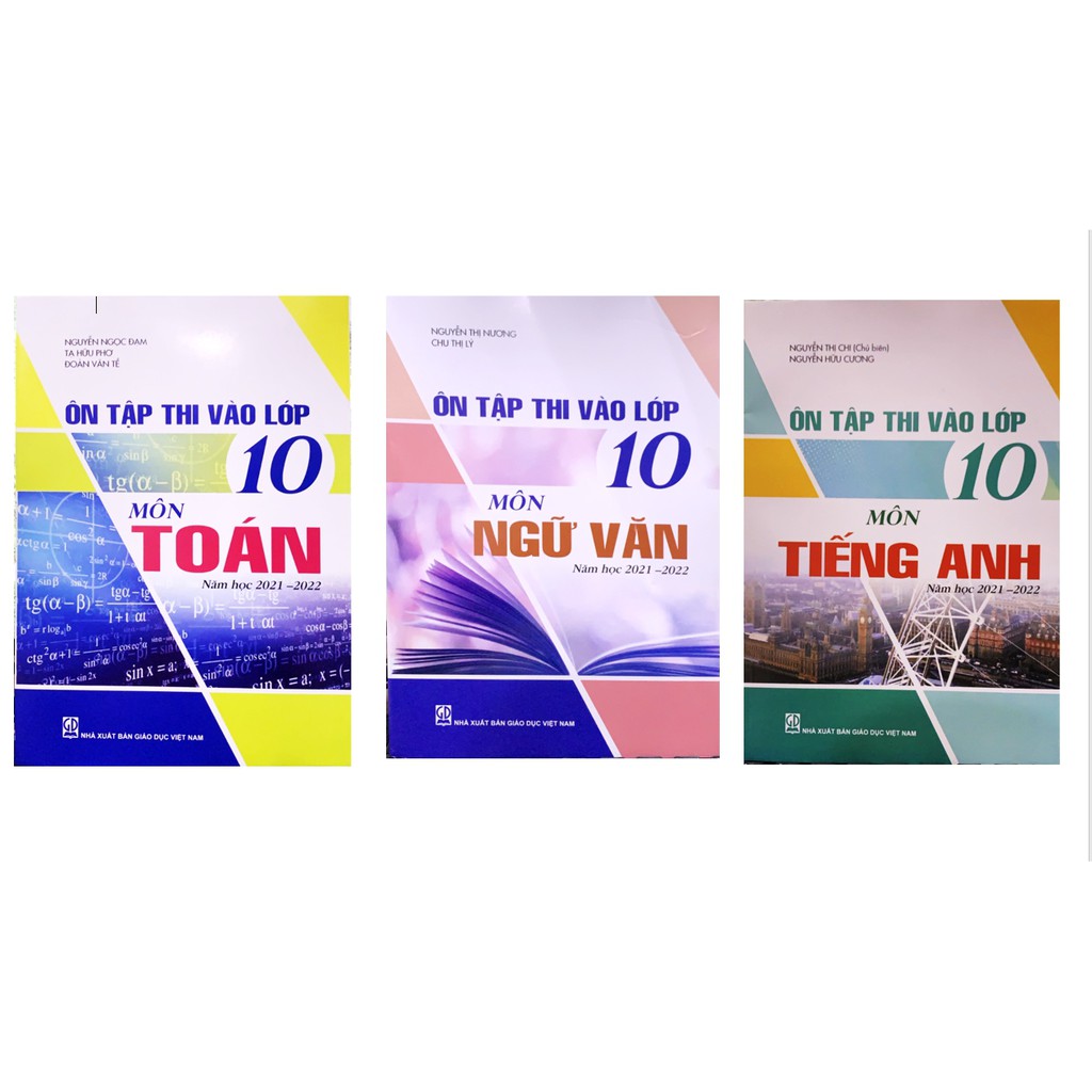 Sách - Ôn tập thi vào lớp 10 môn Toán + Văn + Anh