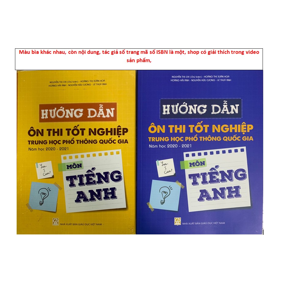 Sách - Hướng dẫn ôn thi tốt nghiệp trung học phổ thông quốc gia năm học 2020 - 2021 môn Tiếng Anh