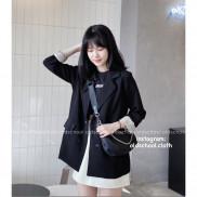 ÁO BLAZER HÀN QUỐC 2 LỚP TÚI NẮP