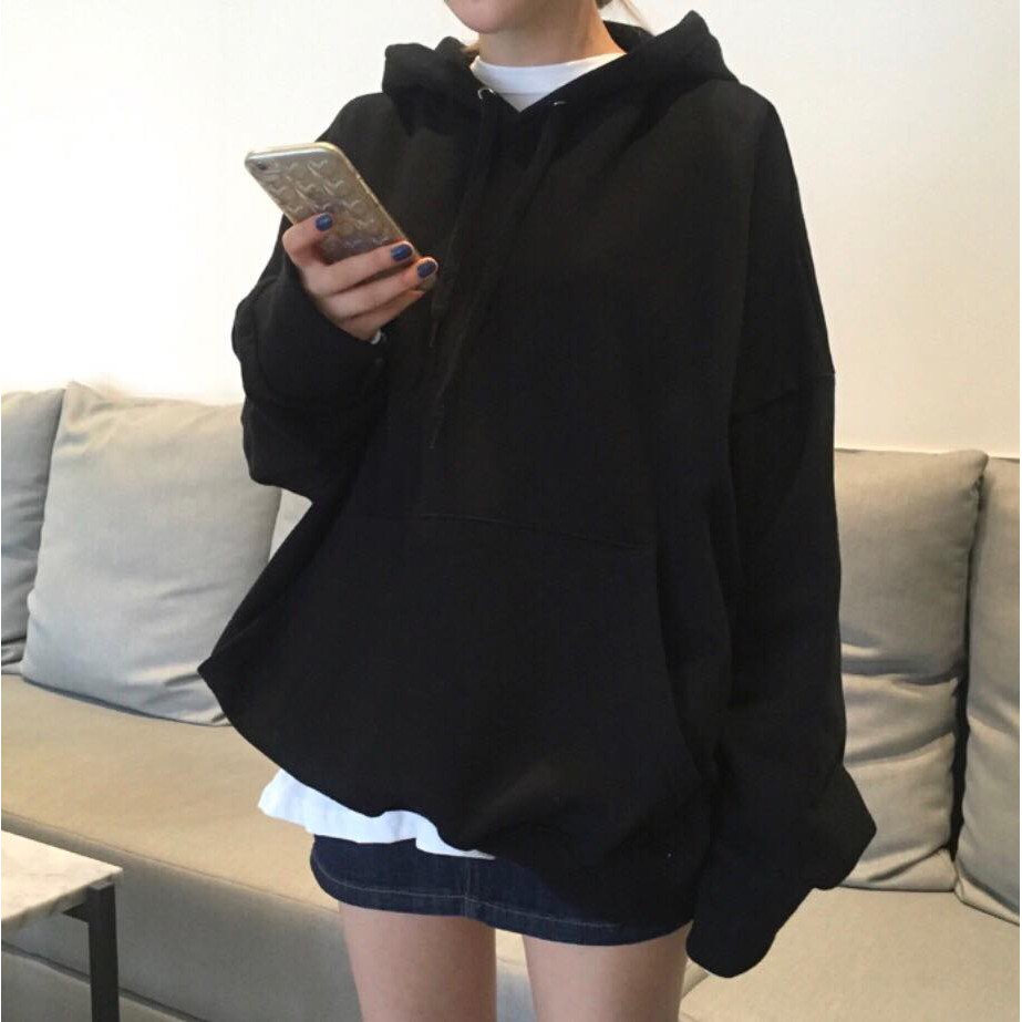 HD022 - HOODIE BASIC ĐEN