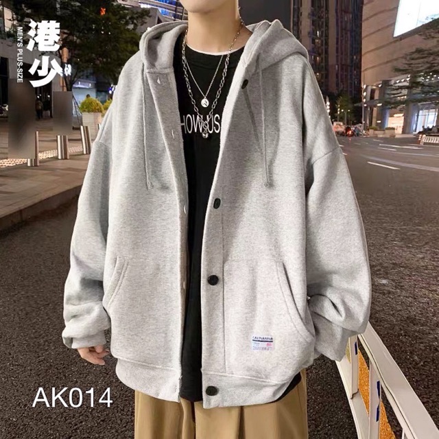 AK014 - ÁO KHOÁC N GÀI NÚT TRƠN