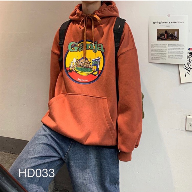 HD033 - ÁO HOODIE GANIA UNISEX
