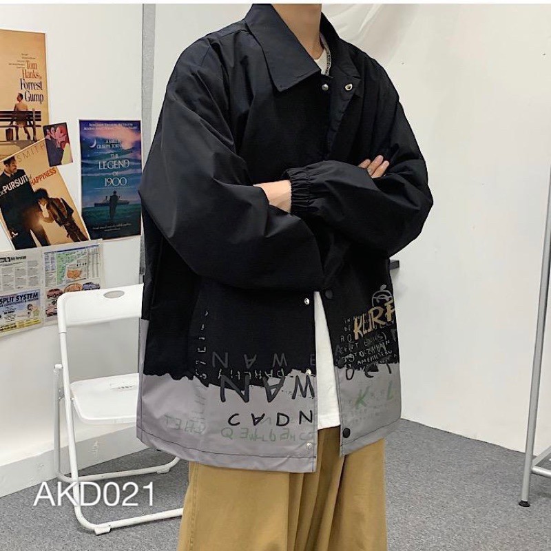 AKD021 - ÁO KHOÁC DÙ IN KRJRFS
