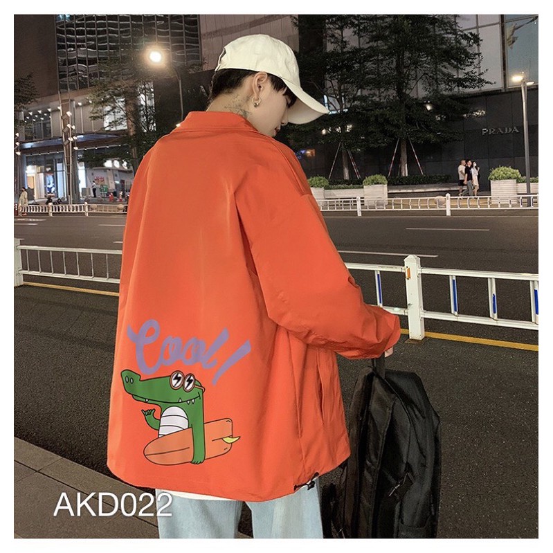 AKD022 - ÁO KHOÁC DÙ IN CROCODILE COOL