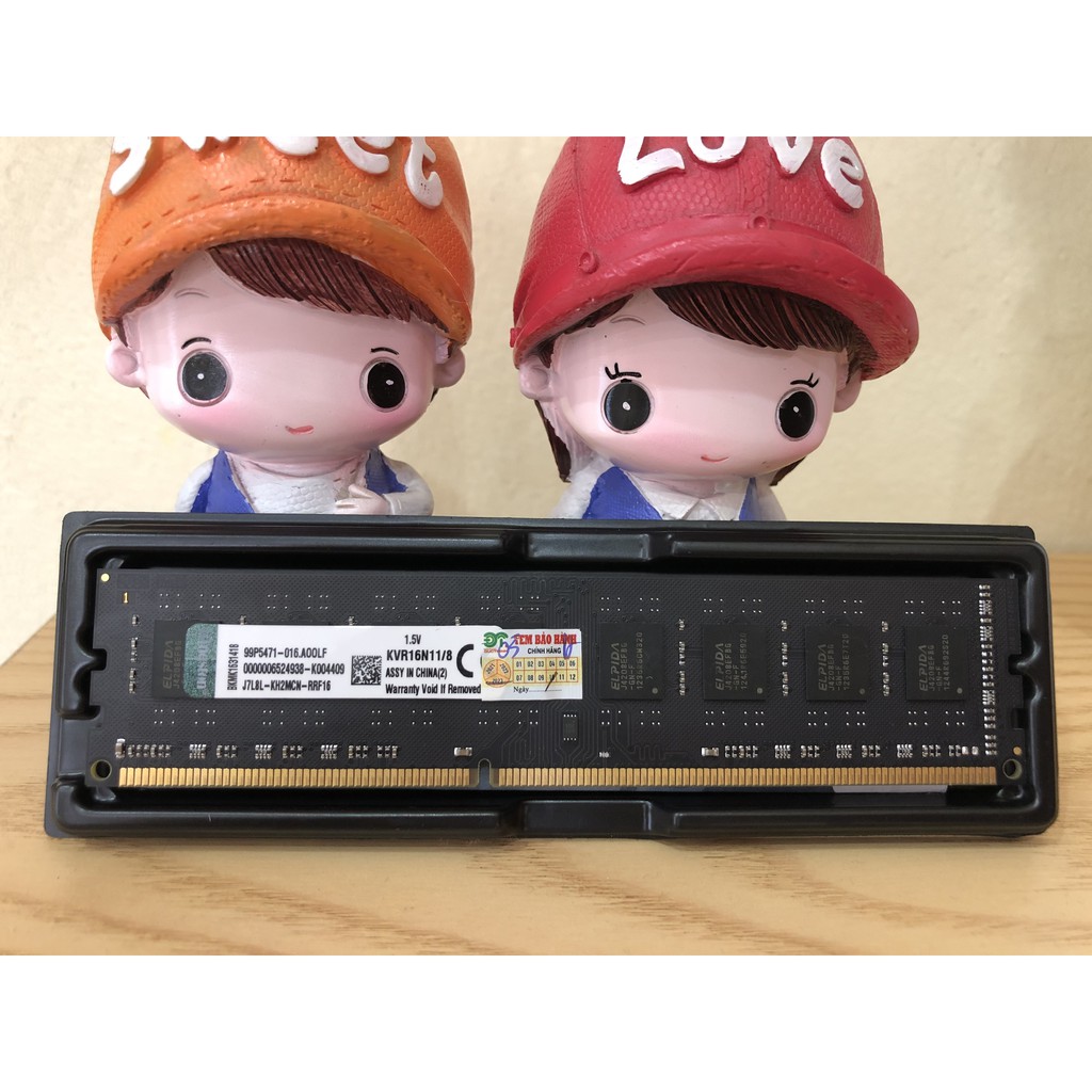 Ram PC - Ram máy tính bàn Kingston DDR3 8Gb Bus 1600Mhz - Mới Bảo Hành 36 Tháng