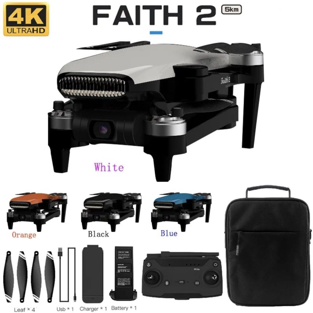 Flycam C-Fly Faith 2 gimbal chống rung ba trục, camera 4K, Bay 30-35 phút Tầm xa 5Km - Chính hãng