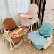 BH 1 Năm -Hàng chính hãng công ty: Full bộ ghế ăn dặm đa chức năng cho bé đầy đủ đệm và bánh xe