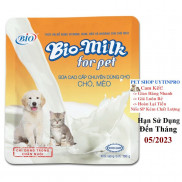 SỮA CHO PET THÚ CƯNG CHÓ MÈO BIO MILK GÓI 100G Bổ sung chất dinh dưỡng