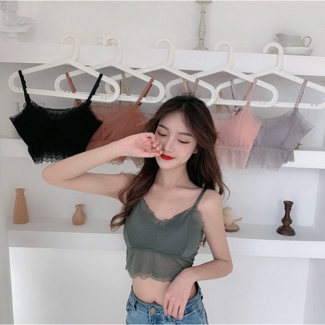 Áo Bra Công Chúa Cao Cấp Dáng Lửng 1808
