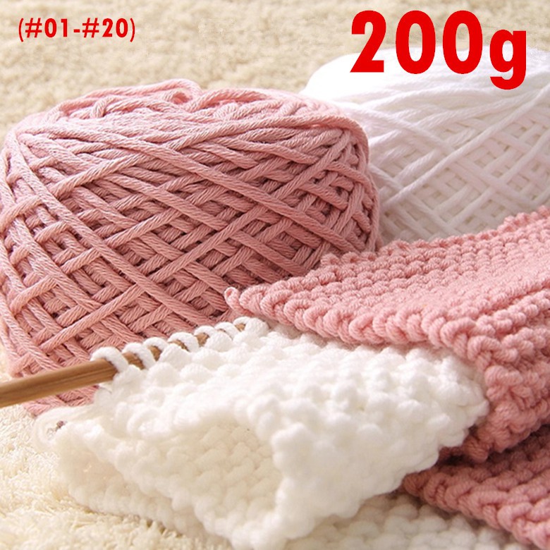 Cuộn Len Sợi Đan Móc Mềm Mịn ( 1-20 Kiểu)