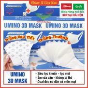 Khẩu trang 3d mask y tế kháng khuẩn công nghệ unicharm Nhật Bản ngăn ngừa khói bụi , chống lem son
