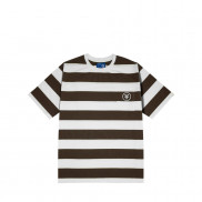 DirtyCoins Big Stripes T-shirt - Brown