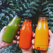 Chai thủy tinh nắp thiếc 300ml / Bình thủy tinh kèm nắp thiếc có dung tích là 300ml