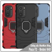 Ốp lưng cho Xiaomi Poco F3 - Redmi K40 iRON MAN IRING Nhựa PC cứng viền dẻo chống sốc