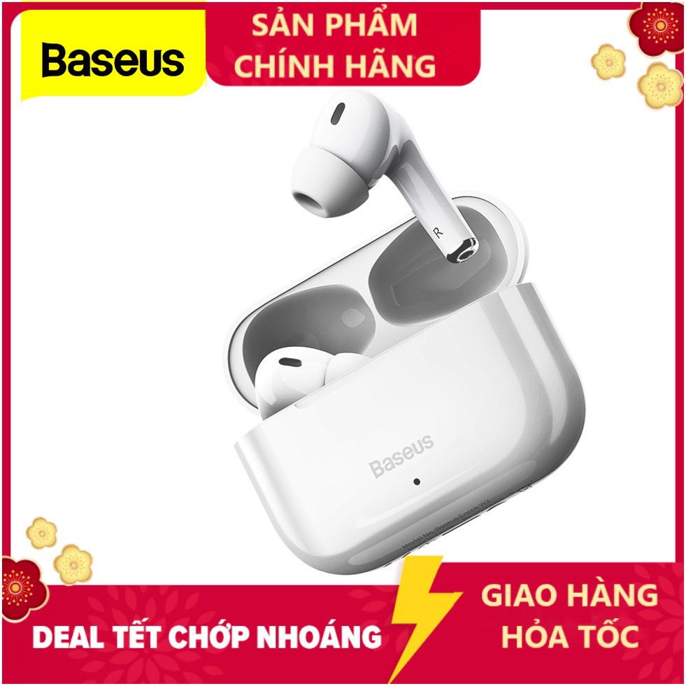 Tai nghe Bluetooth Baseus Encok True Wireless Earphones W3 Bluetooth 5.0, giảm tiếng ồn, chống thấm nước, độ bền cao