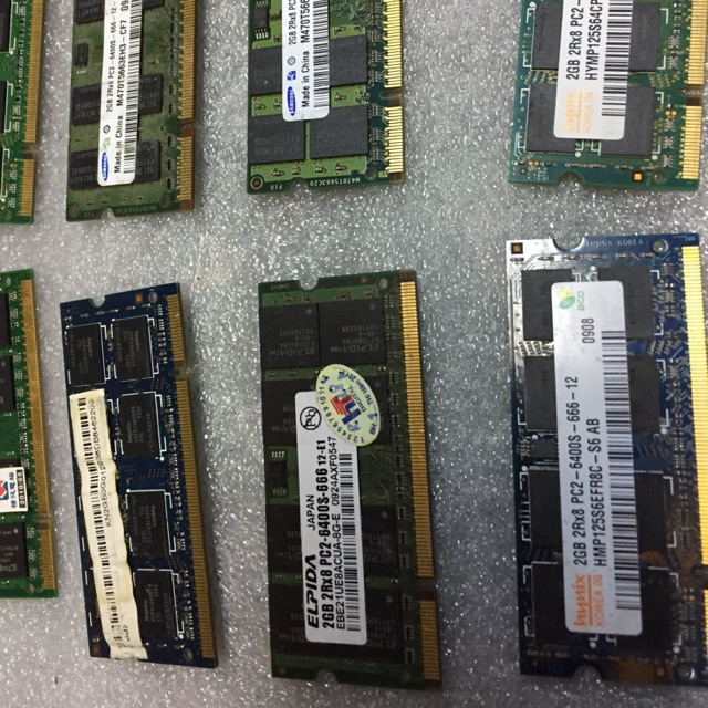 Ram DDram DDR2 2G Laptop Bus 667 hoặc Bus 800