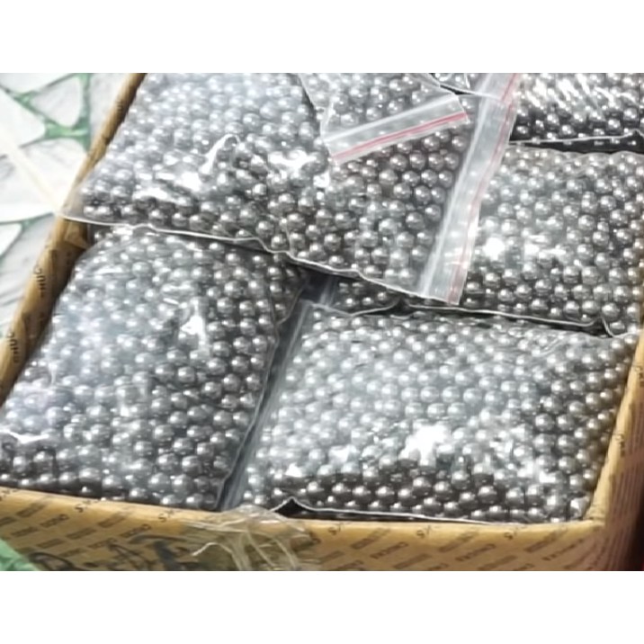 Nửa kg bi sắt phụ tùng xe đạp xe máy 7 mm