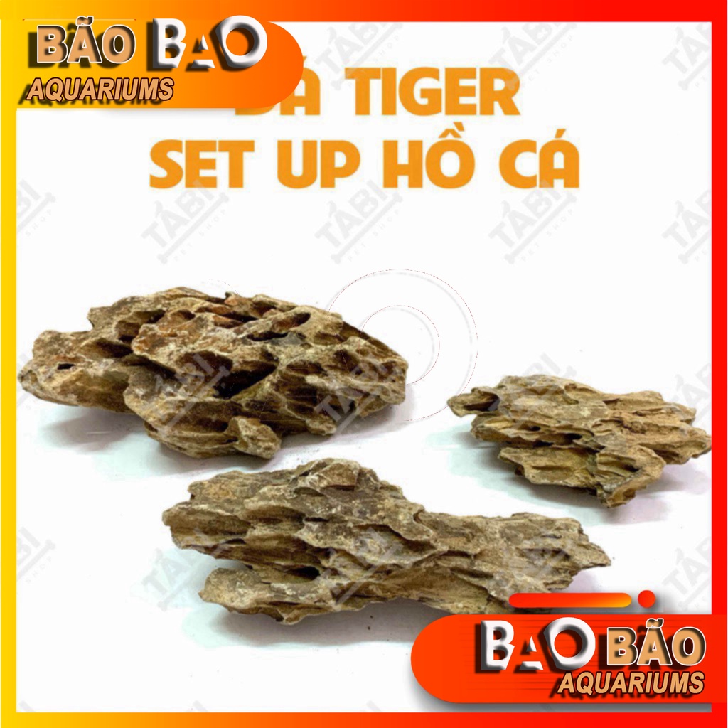 Đá tiger |1kg Đá tiger trang trí bể cá, tiểu cảnh