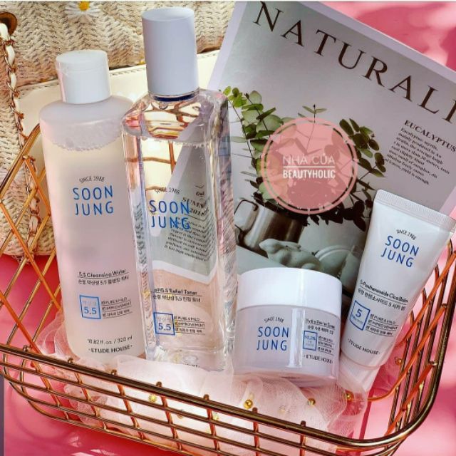 Dòng dưỡng da nhạy cảm SOON JUNG