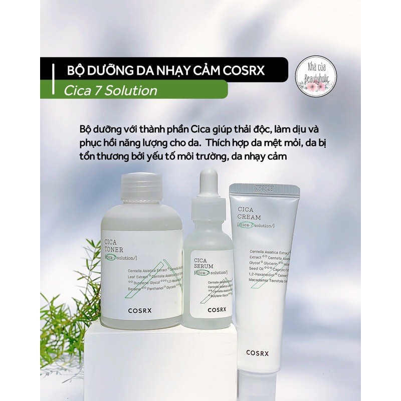 Dòng dưỡng rau má COSRX CICA mới