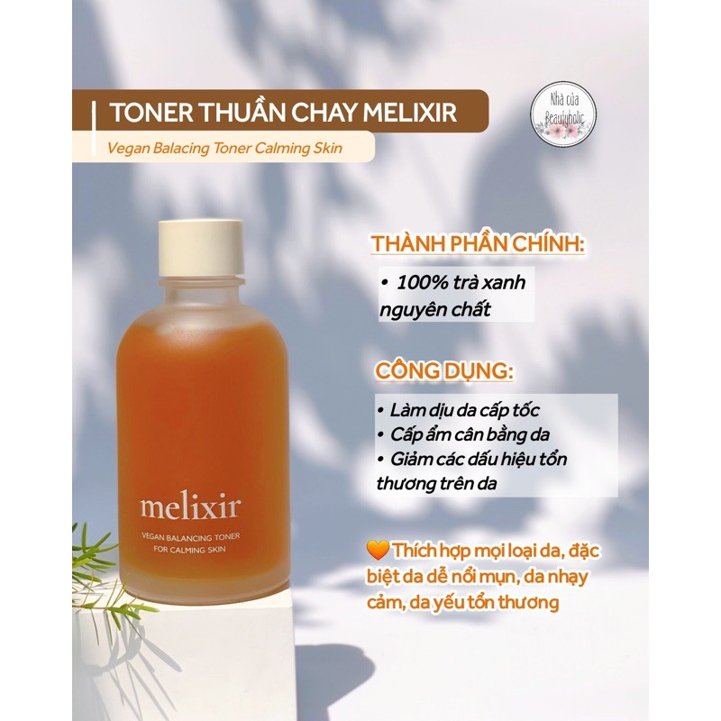 Nước hoa Hồng Melixir 100% Vegan Balancing