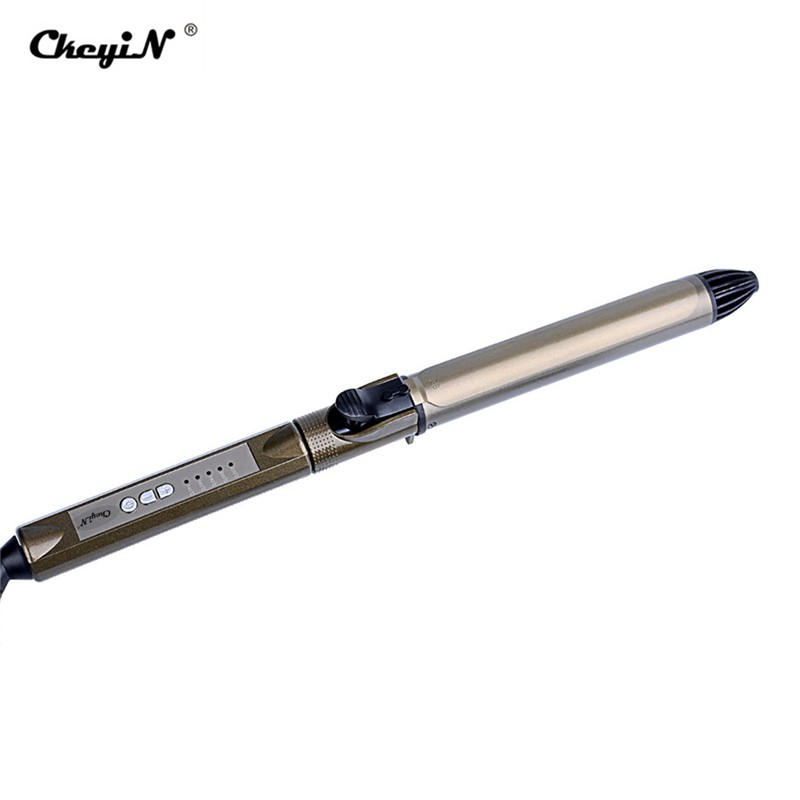 Máy uốn tóc CkeyiN tạo kiểu nhanh chóng với 5 cấp độ nhiệt tiện dụng