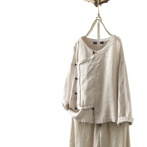 ZANZEA Áo sơ mi tay dài phong cách cổ điển dành cho nữ