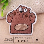 Sticker Ủi Thêu Hình Gấu Dễ Thương